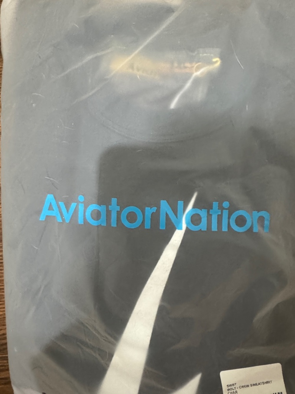 Aviator Nation/Charcoal Gray Sweatshirt w/ Lightning Bolt/NIB/NEW! SEALED! XXL! - Picture 14 of 14